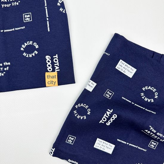 Комплект двухслойный (плотный), Темно-синий