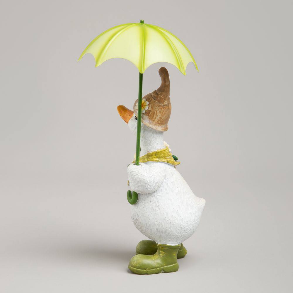 СТАТУЭТКА "УТКА ПОД ЗОНТИКОМ" 11Х11Х20 СМ