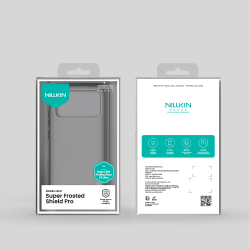 Чехол для Xiaomi Poco F8 Ultra и Redmi K90 Pro Max, серия Super Frosted Shield Pro (Clear version) прозрачный тонированный от Nillkin
