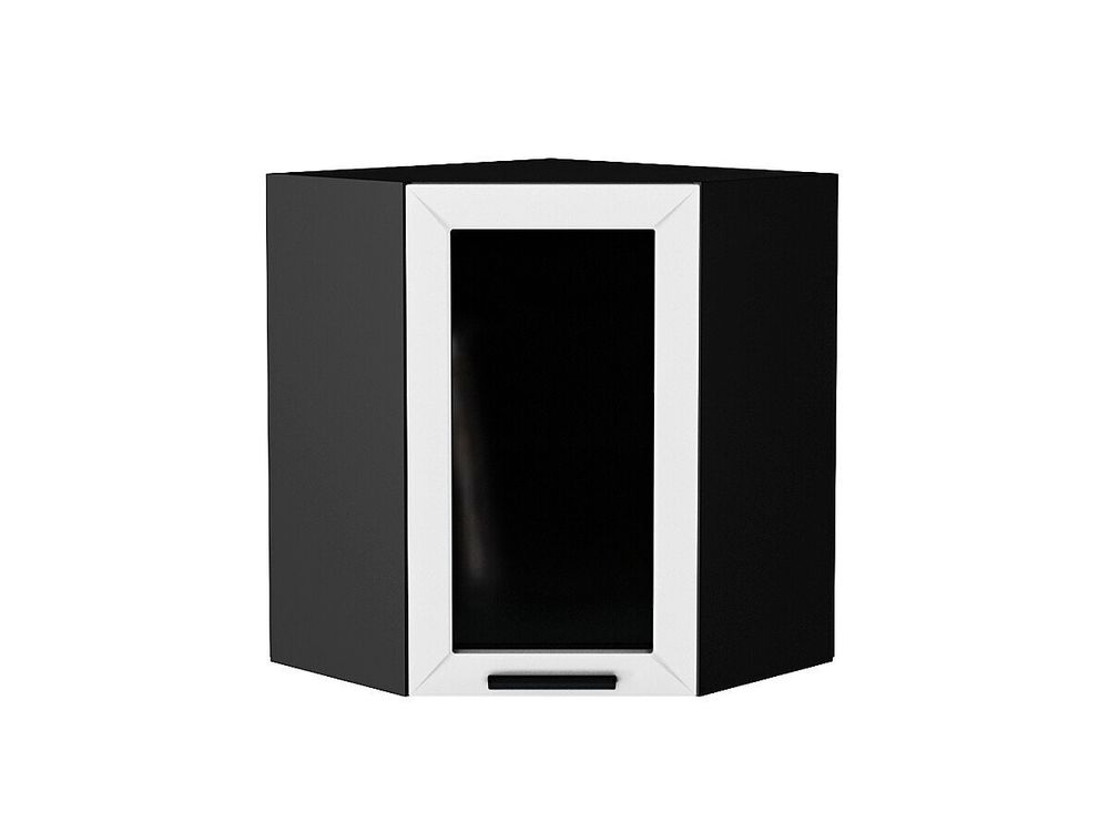 Шкаф верхний угловой остекленный Глетчер