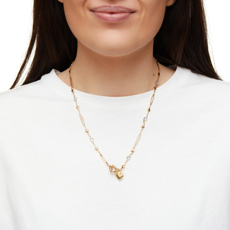 Колье Золотое Сердечко
