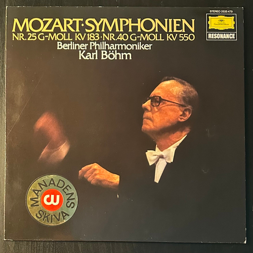 Моцарт - Симфонии № 25 соль минор / № 40 соль минор (Германия 1982г.)
