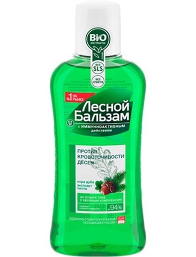 Лесной б-м Опол-ль д/дёсен При кровоточ-ти (экстр.коры дуба и пихты) 400мл