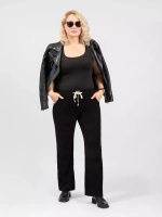 брюки вельветовые широкие палаццо на резинке