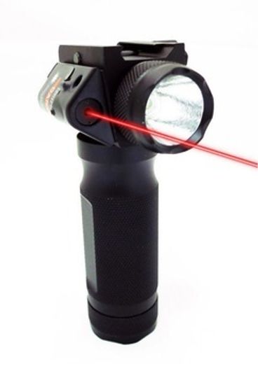 Тактическая передняя рукоятка-фонарь-стробоскоп-ЛЦУ быстросъемная