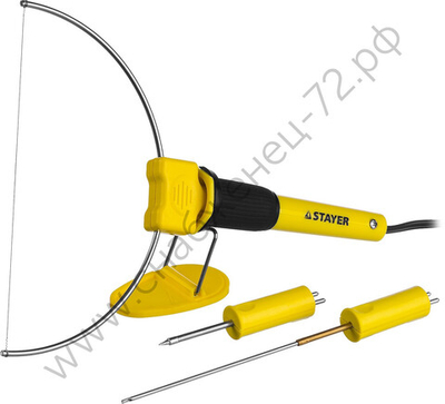 STAYER MAXterm 7Вт, в наборе: 3 насадки, аккуратный рез пенопласта+пластика, Прибор для художественной резки (45257-H3)