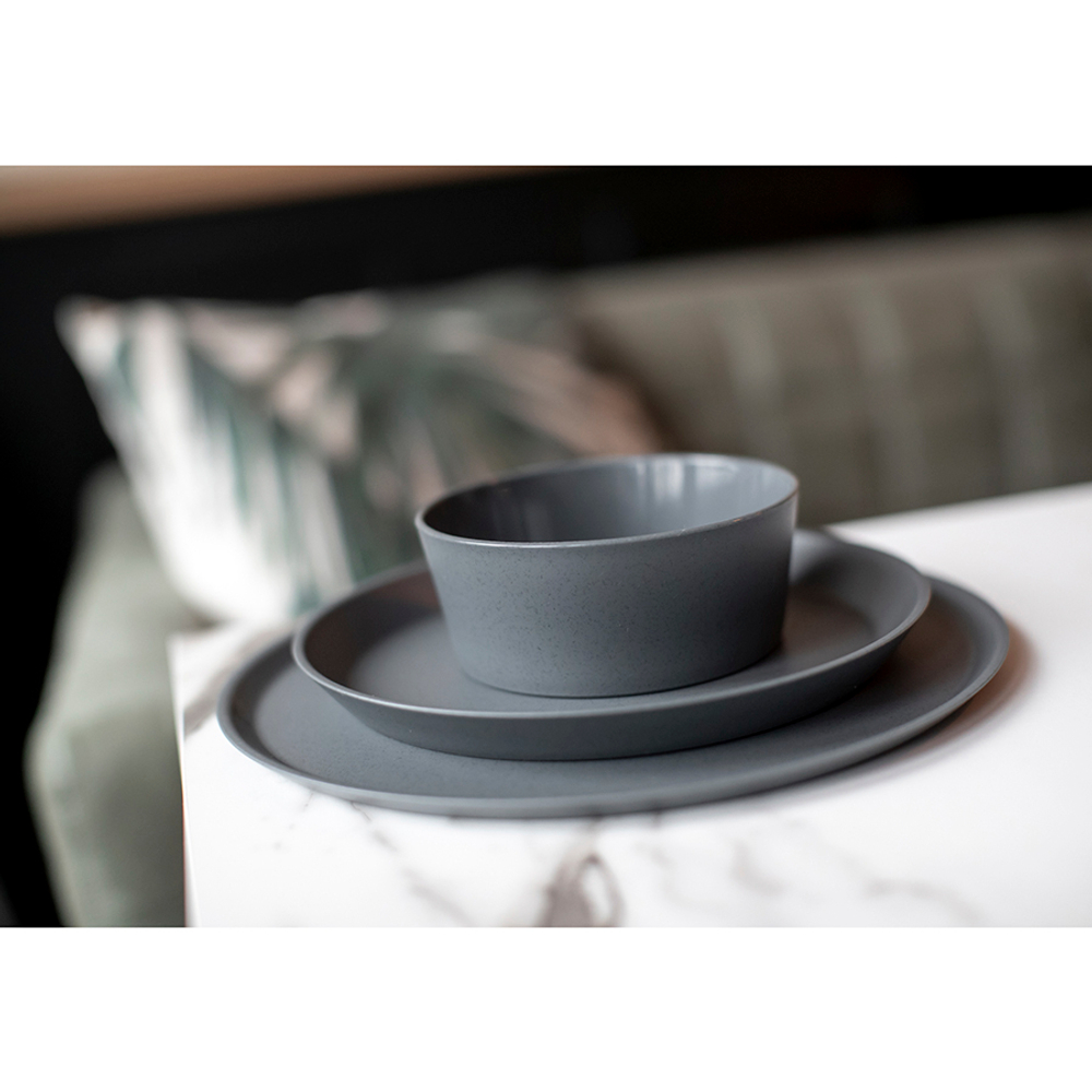 Чаша connect, organic, 400 мл, темно-серая