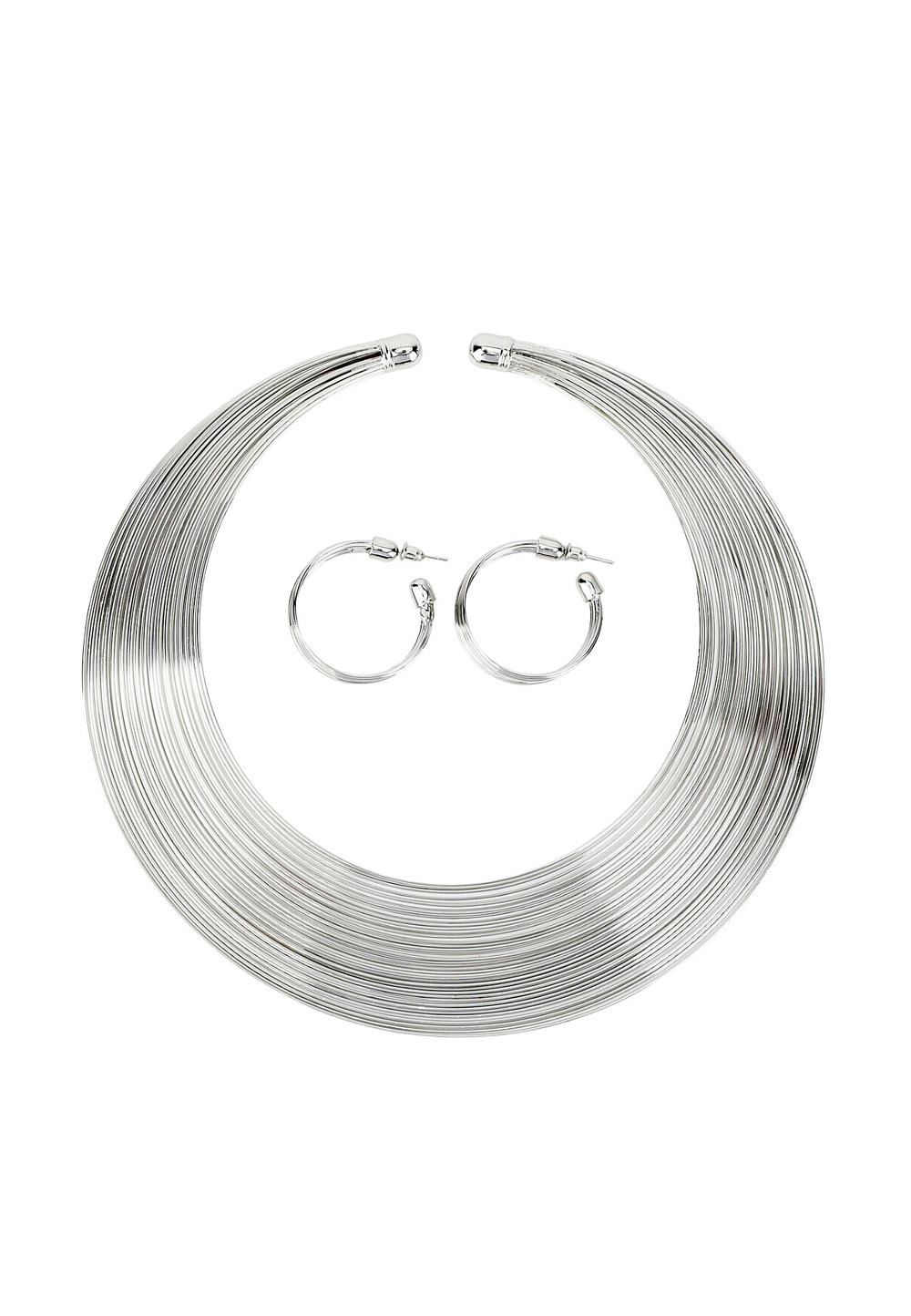 Комплект "Греция" цвет - серебро