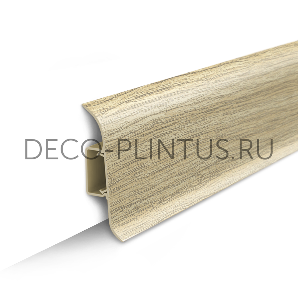 Плинтус напольный Идеал Классик 55 мм, 213 Дуб северный (IDEAL Classic 55мм, 2.2м,)