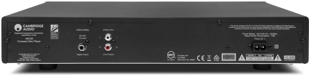CD-проигрыватель Cambridge Audio AXC35 серый