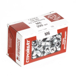 ГАЙКА САМОКОНТРЯЩАЯСЯ СТРОЙБАТ ОЦИНК DIN 985 М6 200ШТ