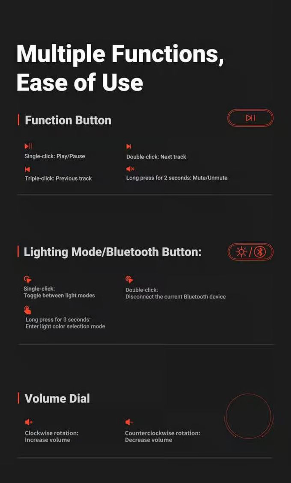 Интерфейс регулировки громкости с RGB-подсветкой Fosi Audio VOL20