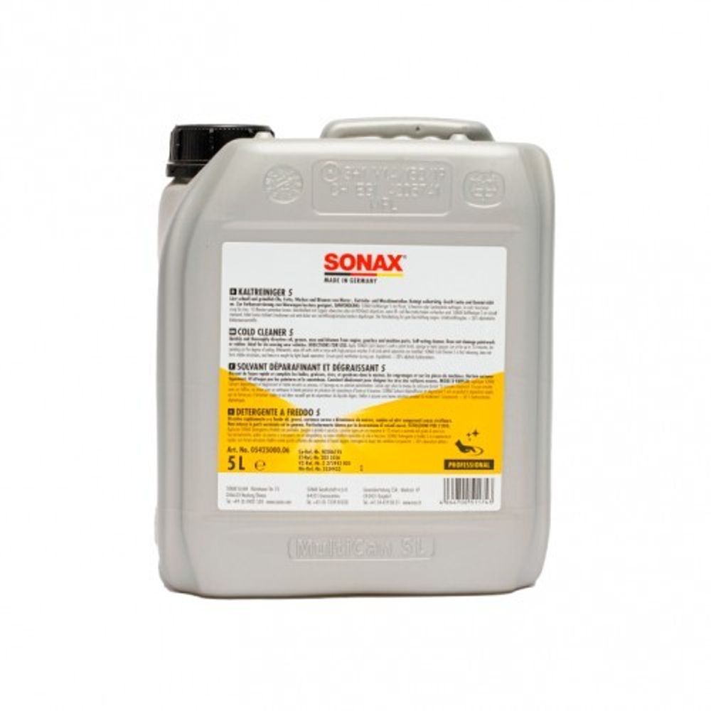 SONAX ProfiLine Cold Cleaner S - Очиститель холодного двигателя быстрого действия, 5л