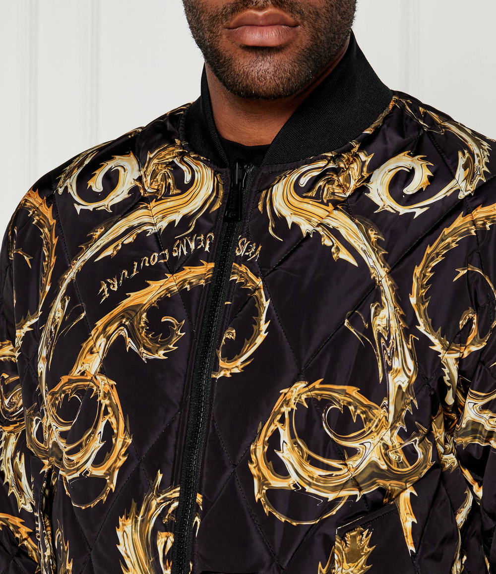 Двухсторонняя куртка бомбер Versace Jeans Couture - черный(77GASD07CQD54)