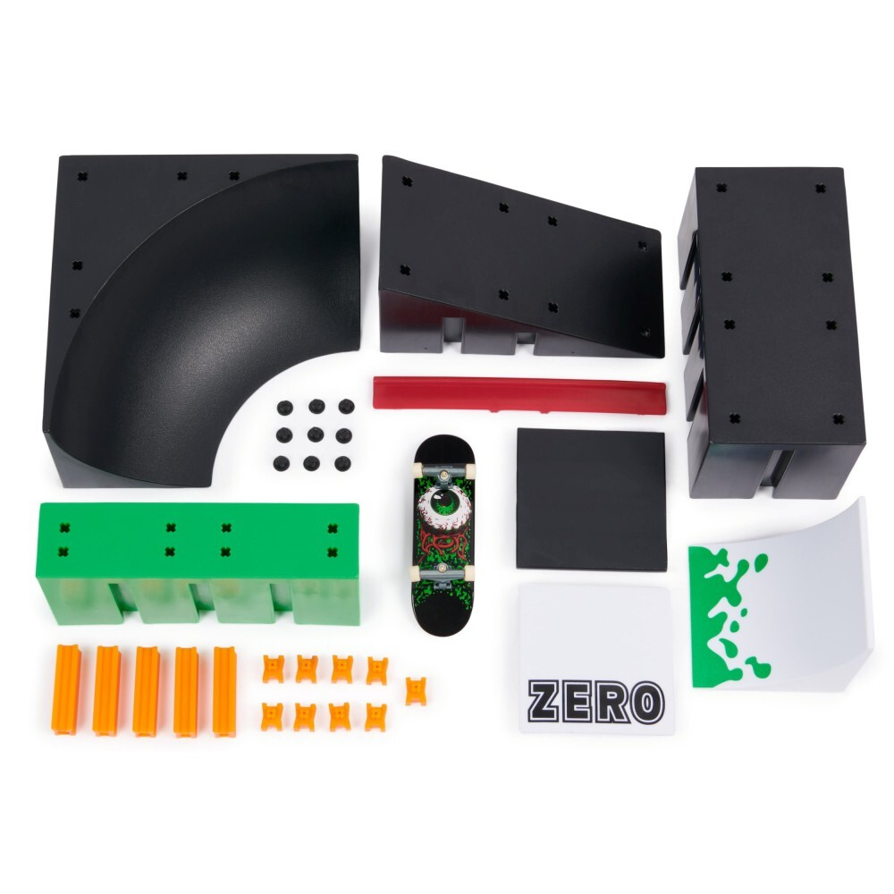 Tech Deck X-Connect - стартовый набор Bowl Builder 2.0 + скейтборд Zero fingerboard 20145976 / артикул   13896 6069424 20145976  / GTIN 778988600573