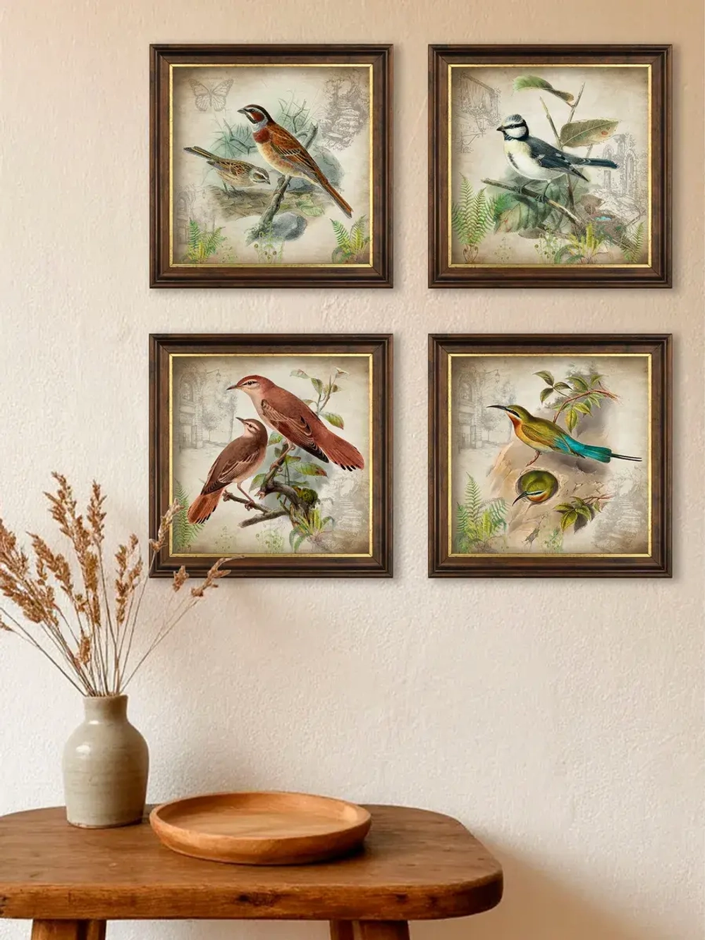 Картины на стену интерьерные на холсте 4 шт