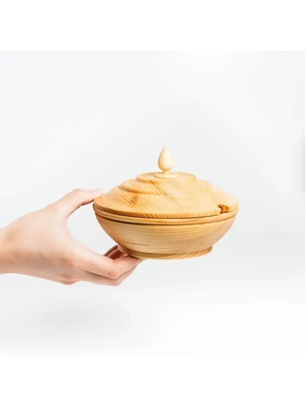 Сахарница из древесины кедра