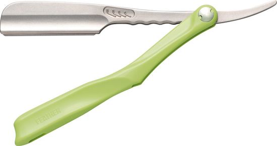 Опасная бритва Feather Artist Club SS цвета лайм