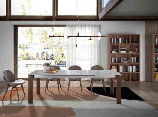 Стул CH19058/4107 с обивкой из экокожи и каркасом из массива ясеня Испания 