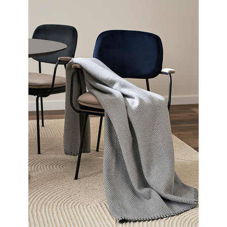 Плед шерстяной 130х180см Tkano Essential серый