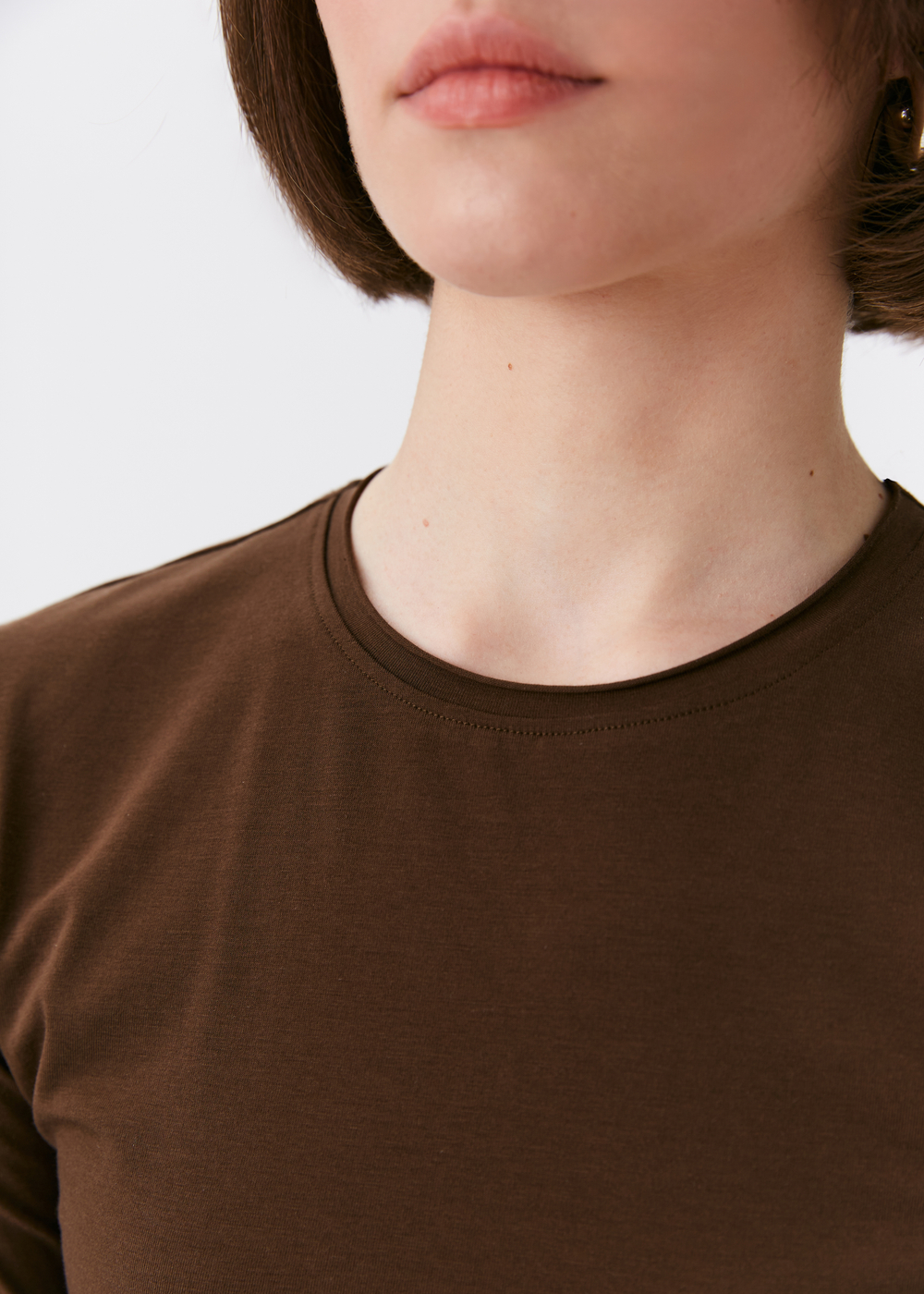 Лонгслив женский Brezza, шоколад