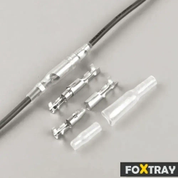 Клеммы для проводов круглые пули обжимные медные 25 шт.