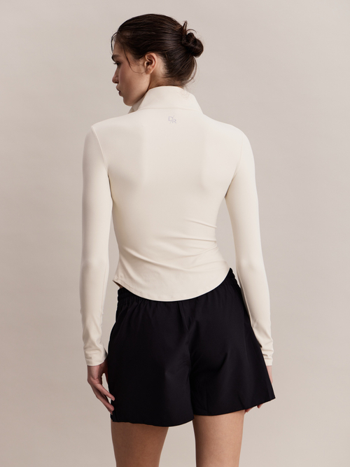 Лонгслив Reform Zip Longsleeve in Ivory