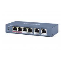 Коммутатор на 4 PoE порта Hikvision DS-3E0106HP-E