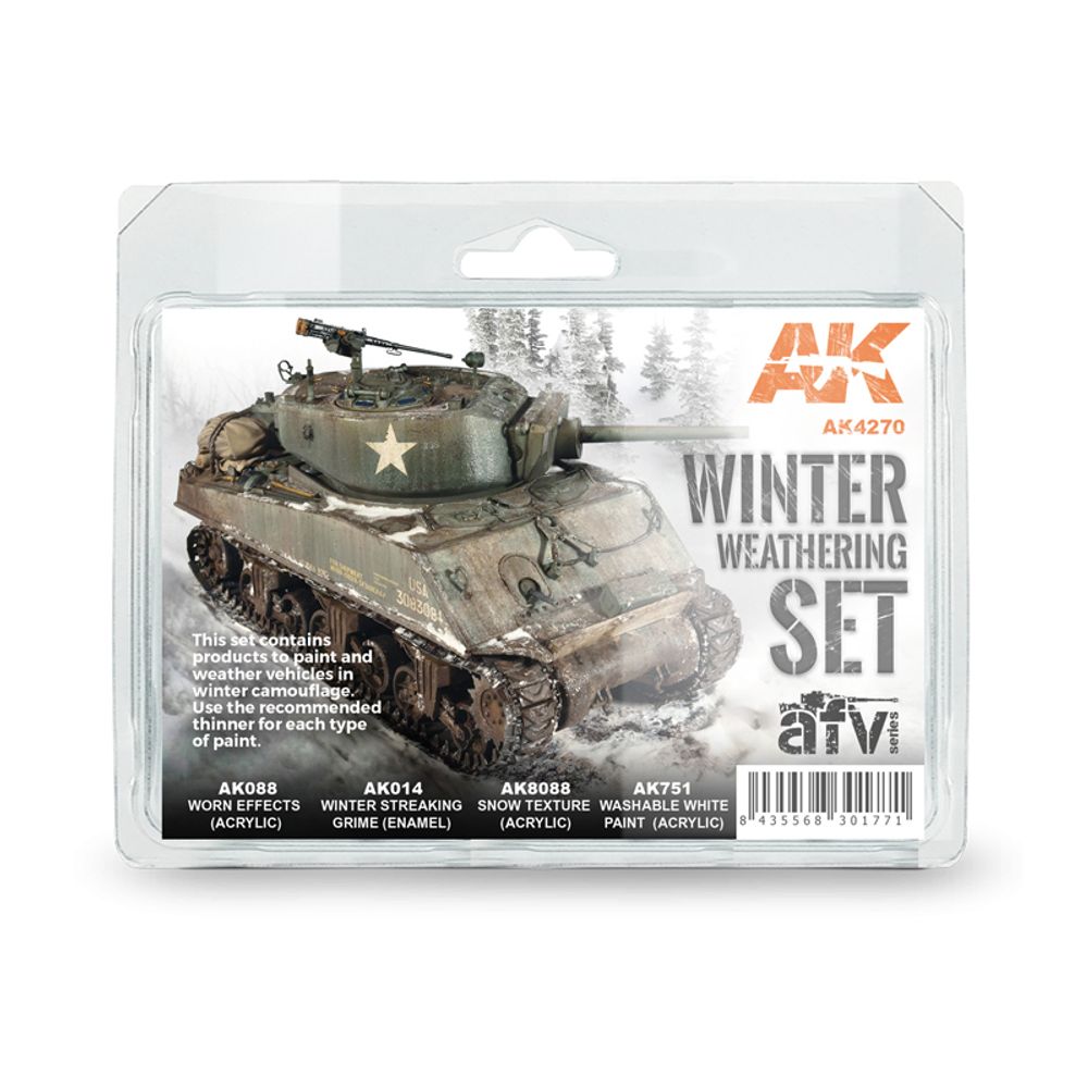 Набор красок AK Interactive Winter Weathering Set