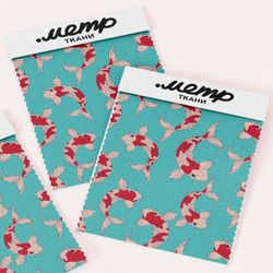Ткань мембрана японские карпы