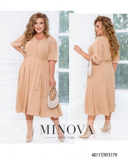 Платье 3179-пудра Minova Фото 1