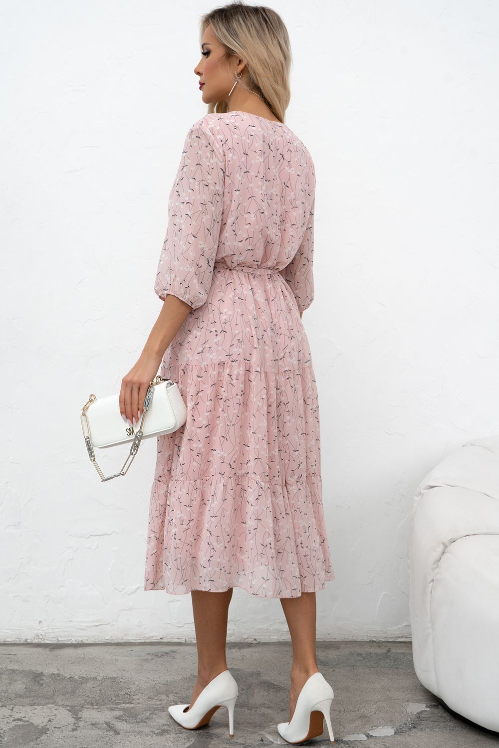 Платье Хелен (пудровый) Р11-1075/29 Nikol (Акция)