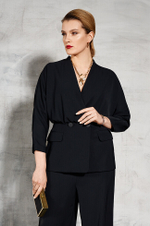 1770 Жакет женский (черный)