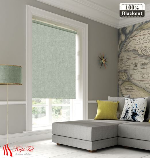 Рулонная штора Классик Блэкаут (серый)