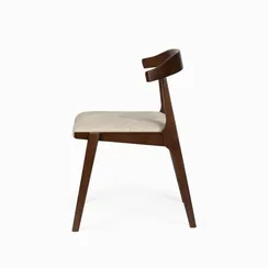 Стул Rufus, малазийский дуб с бежевой обивкой