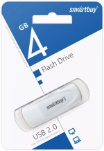 4GB USB Smartbuy Scout white