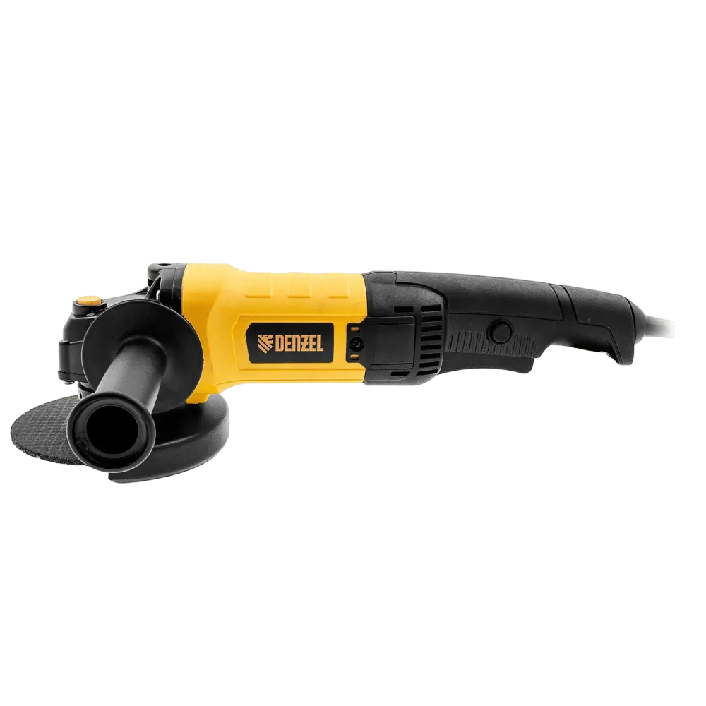 Машина шлифовальная угловая AGH125-1200A, 1200 Вт, 125 мм, 11000 об/мин Denzel 26909
