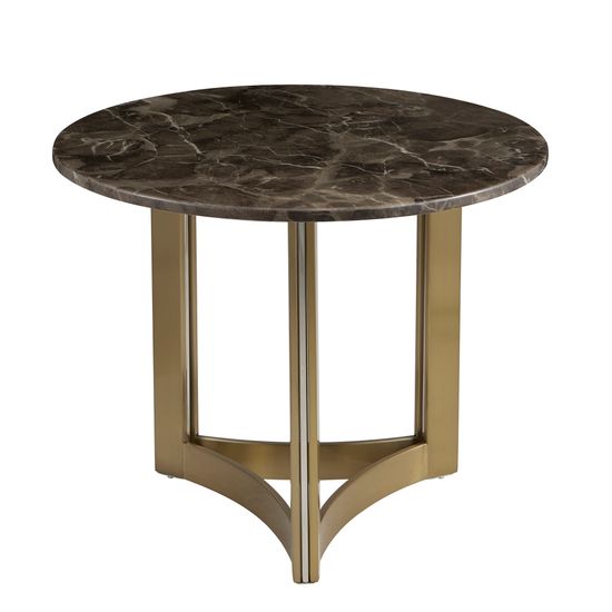 Журнальный столик Кассия 60*60 см темная керамика