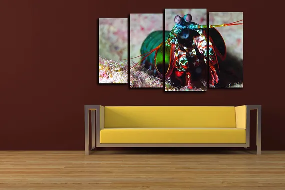 Модульная картина "Морской обитатель"