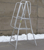 Лестница с площадкой MEGAL Л - 312 А (Н=1000)