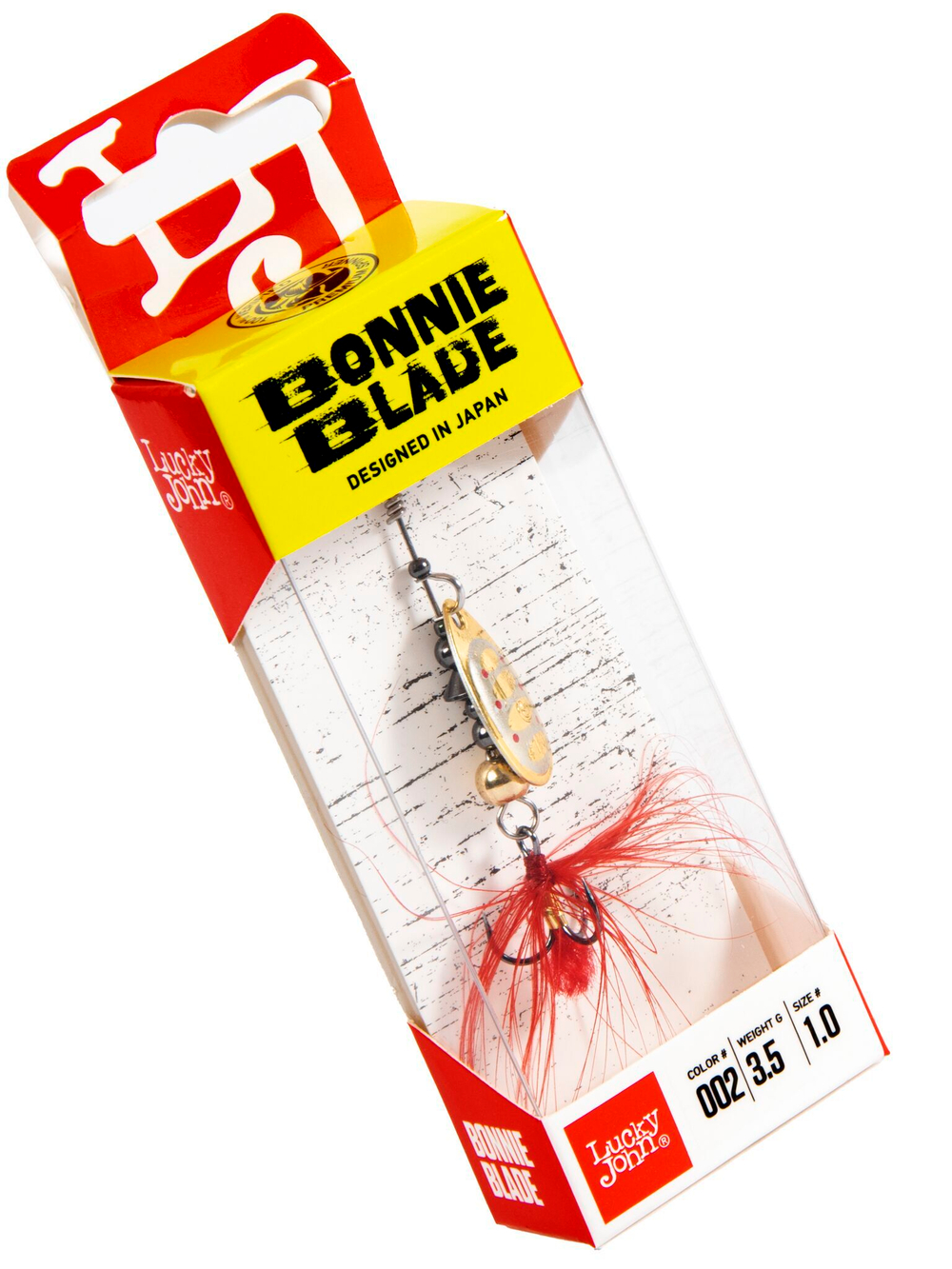 Блесна вращающаяся Lucky John BONNIE BLADE 1 03.5г 002 в блистере
