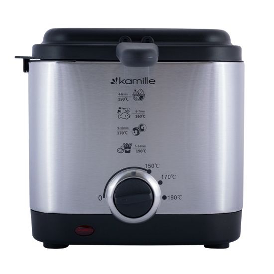 Фритюрница электрическая 1,5 л Kamille KM-6812