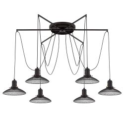 Citilux Эдисон CL451262 Люстра паук Венге