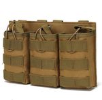 Подсумок тройной для 6 магазинов песок