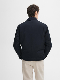 Massimo Dutti Легкая куртка с застежкой-молнией, темно-синий