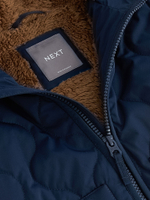 Куртка стеганая с флисовой подкладкой Next Q56-471, Темно-синий