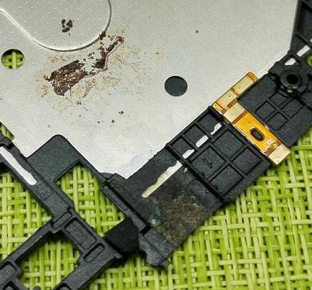 Blackview A80 Pro Прижимная рамка платы +NFC + шлейф динамика (ORIG-SP)