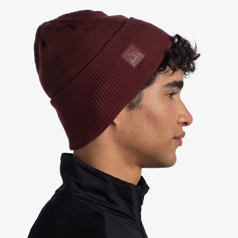 Шапка Buff Crossknit Hat Solid Mahogany Фото 4