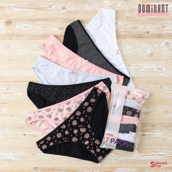 Трусики женские DOMINANT 37000-91, BIKINI, 7 шт. в уп.