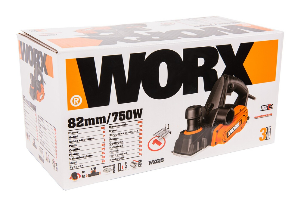 Электрорубанок сетевой WORX WX615